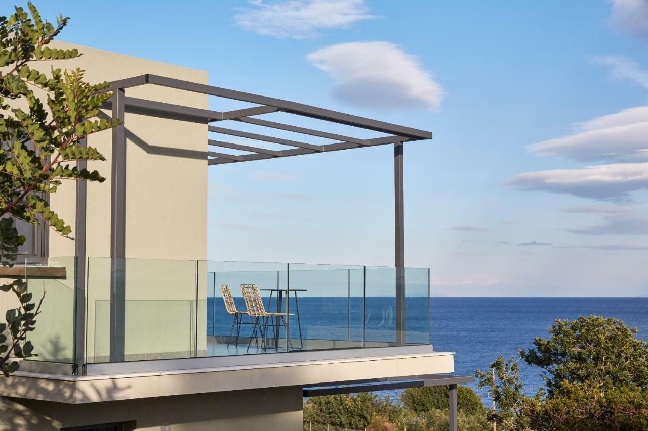 Villa Blue Sea Spathíon Esterno foto