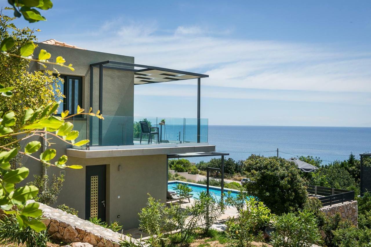 Villa Blue Sea Spathíon Esterno foto