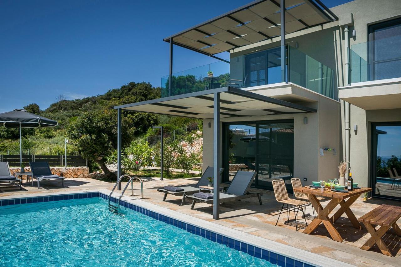 Villa Blue Sea Spathíon Esterno foto