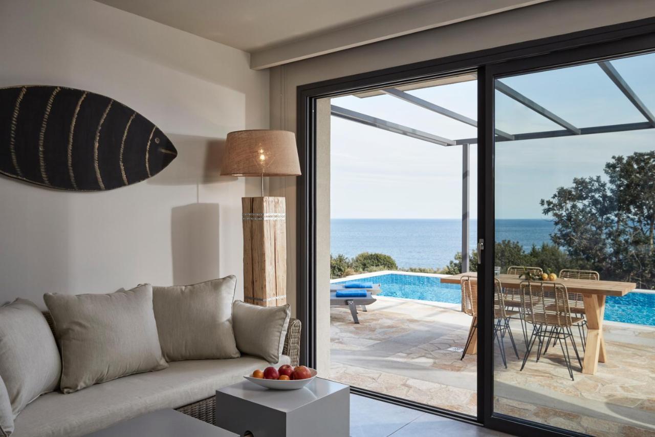 Villa Blue Sea Spathíon Esterno foto